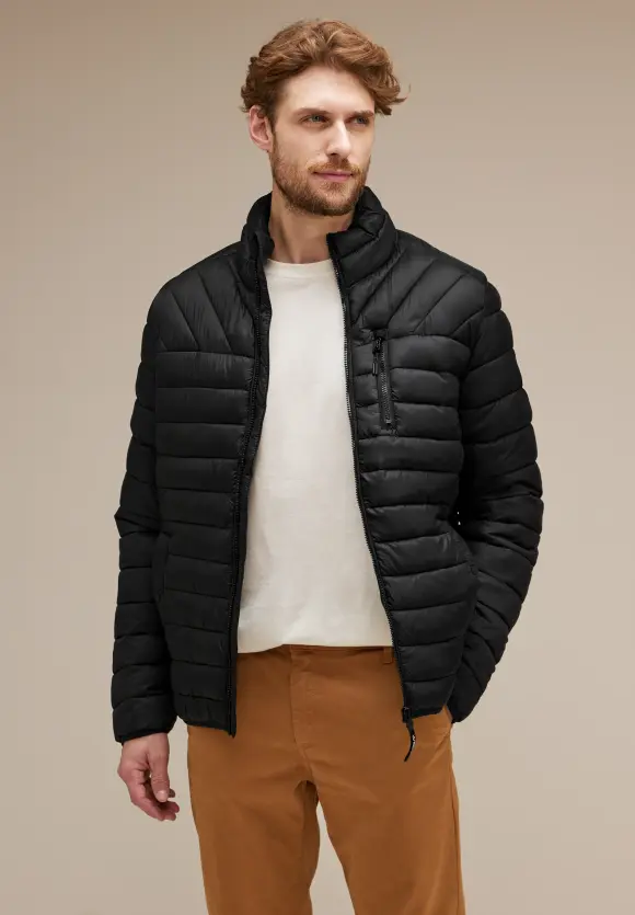 Leichte Outdoor Steppjacke - Black