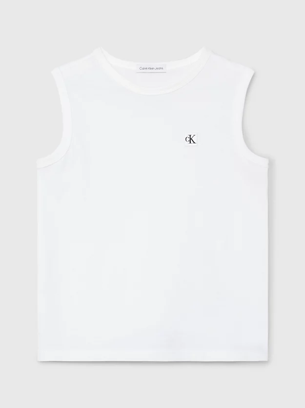 Camiseta regata infantil com monograma
