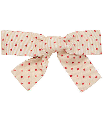 Lalaby H?rsl?jfe - Big - 18 cm - Creme/Rød m. Prikker
