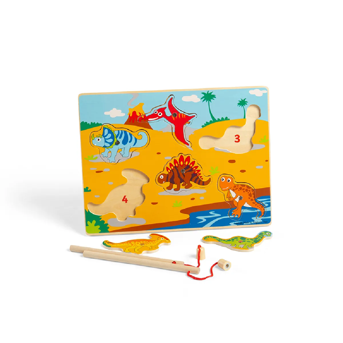 Bigjigs Toys Puzzle dinosaure magnétique