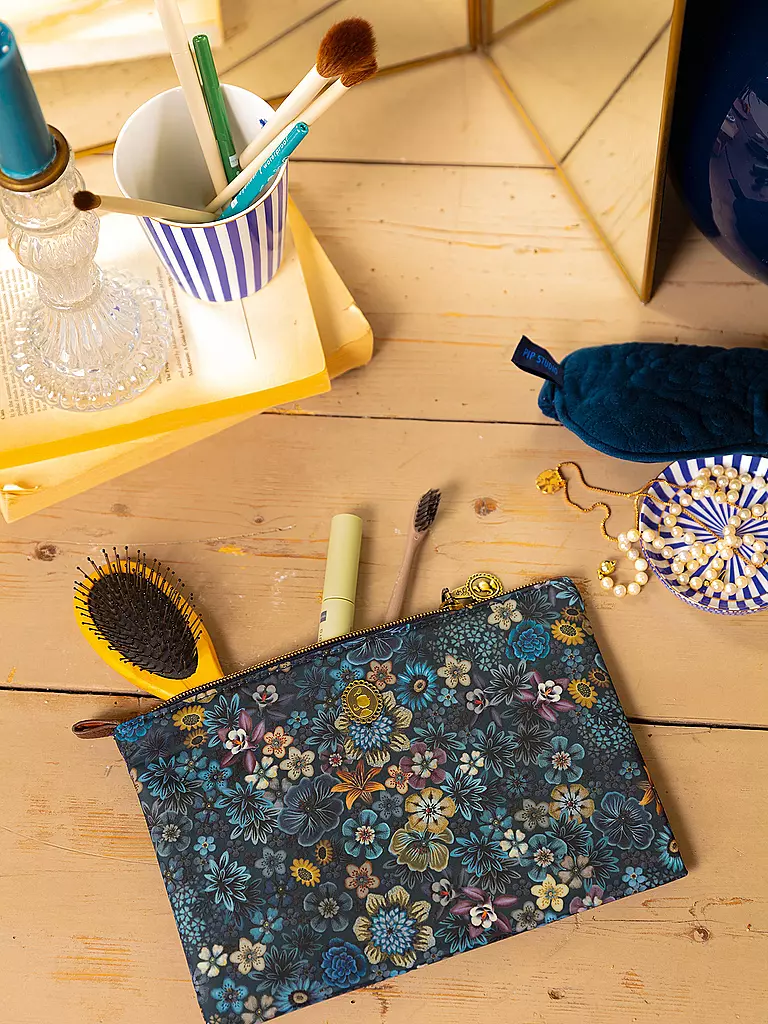 PIP STUDIO Toilettetasche TUTTI I FIORI 24x15,5cm Blue dunkelblau