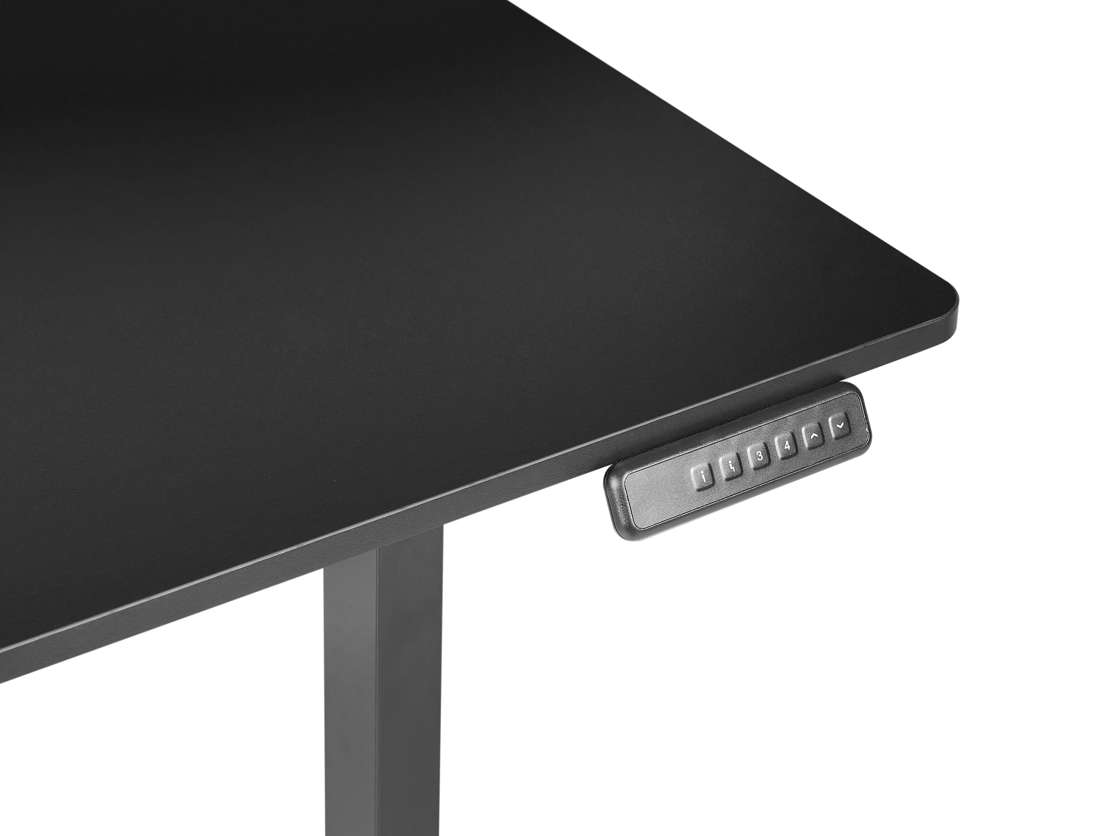 Elektrisch verstelbaar sta-bureau TAVARES Zwart 120 cm 60 cm