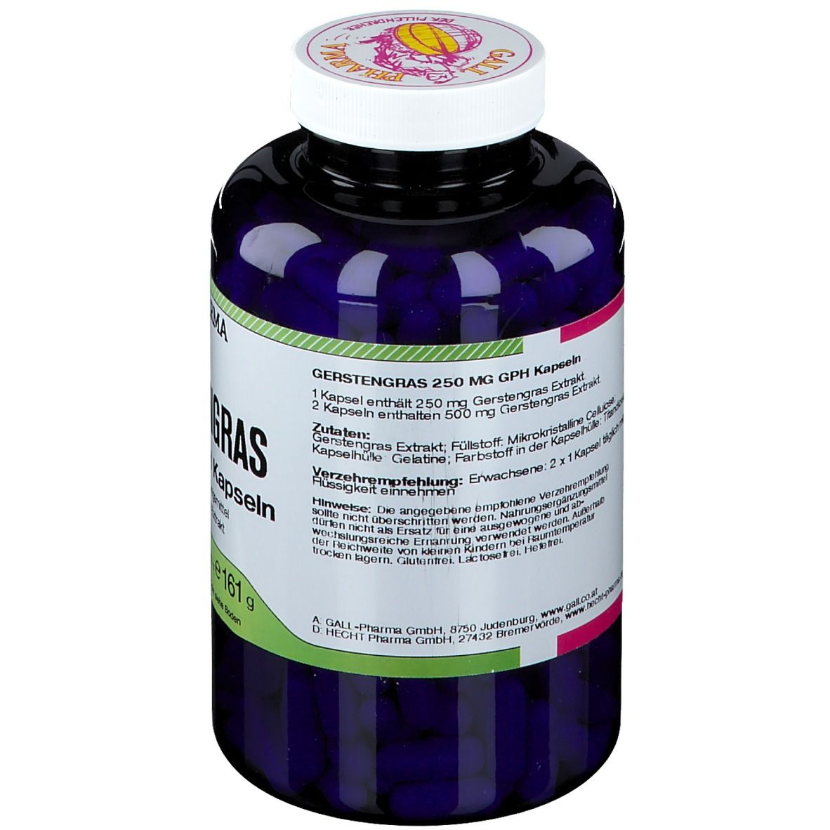 GALL PHARMA Gerstengras 250 mg GPH Kapseln