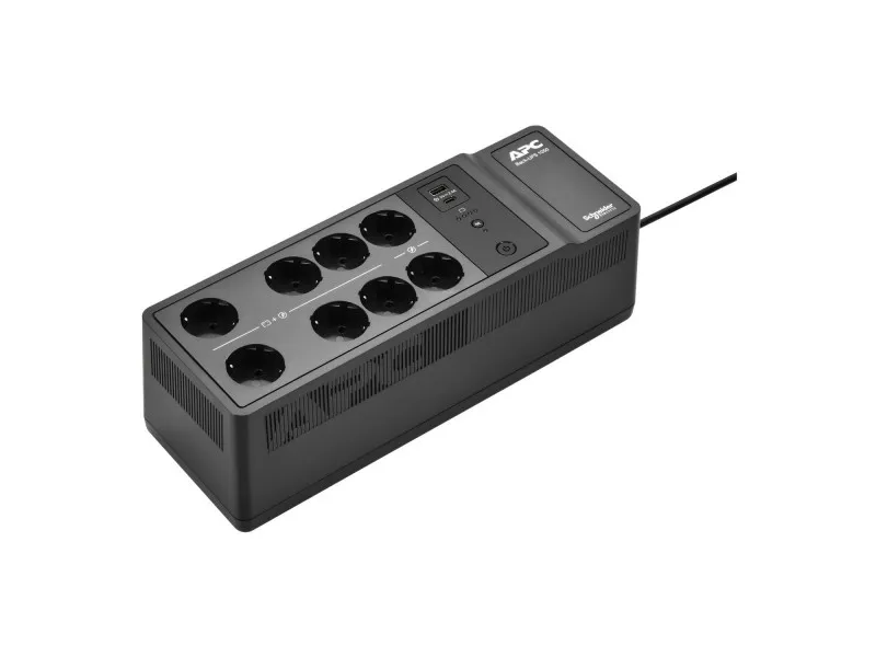 APC Back-UPS - UPS (vægmonterbar/overflademonterbar) - AC 230 V - 600 Watt - 1050 VA - output-stikforbindelser: 10