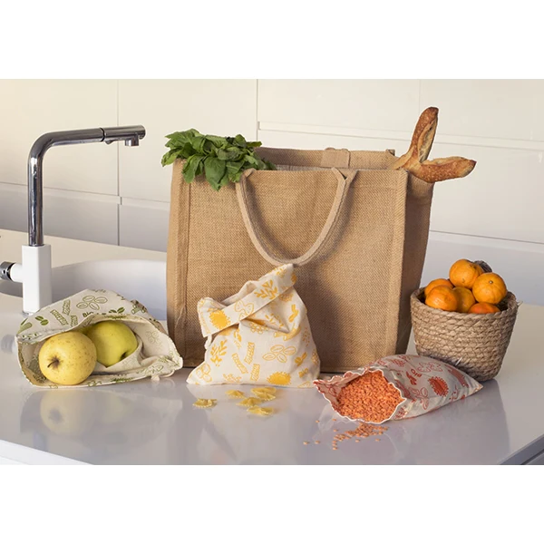 Sac à vrac coton bio, taille S Pebbly