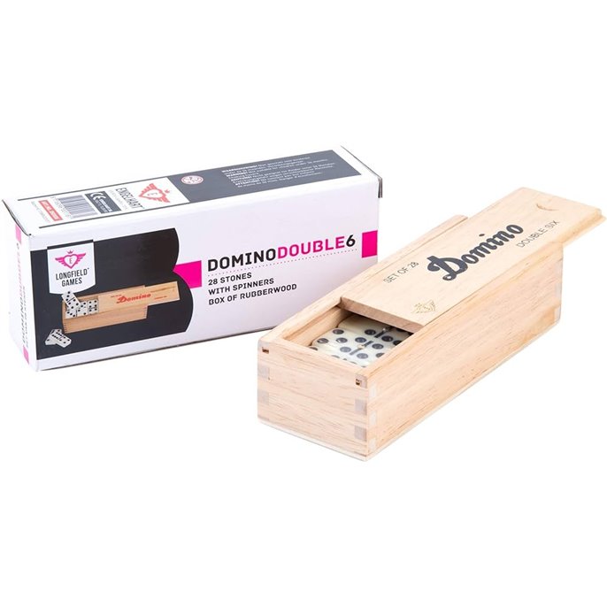 Domino : Double 6 - Boite en bois