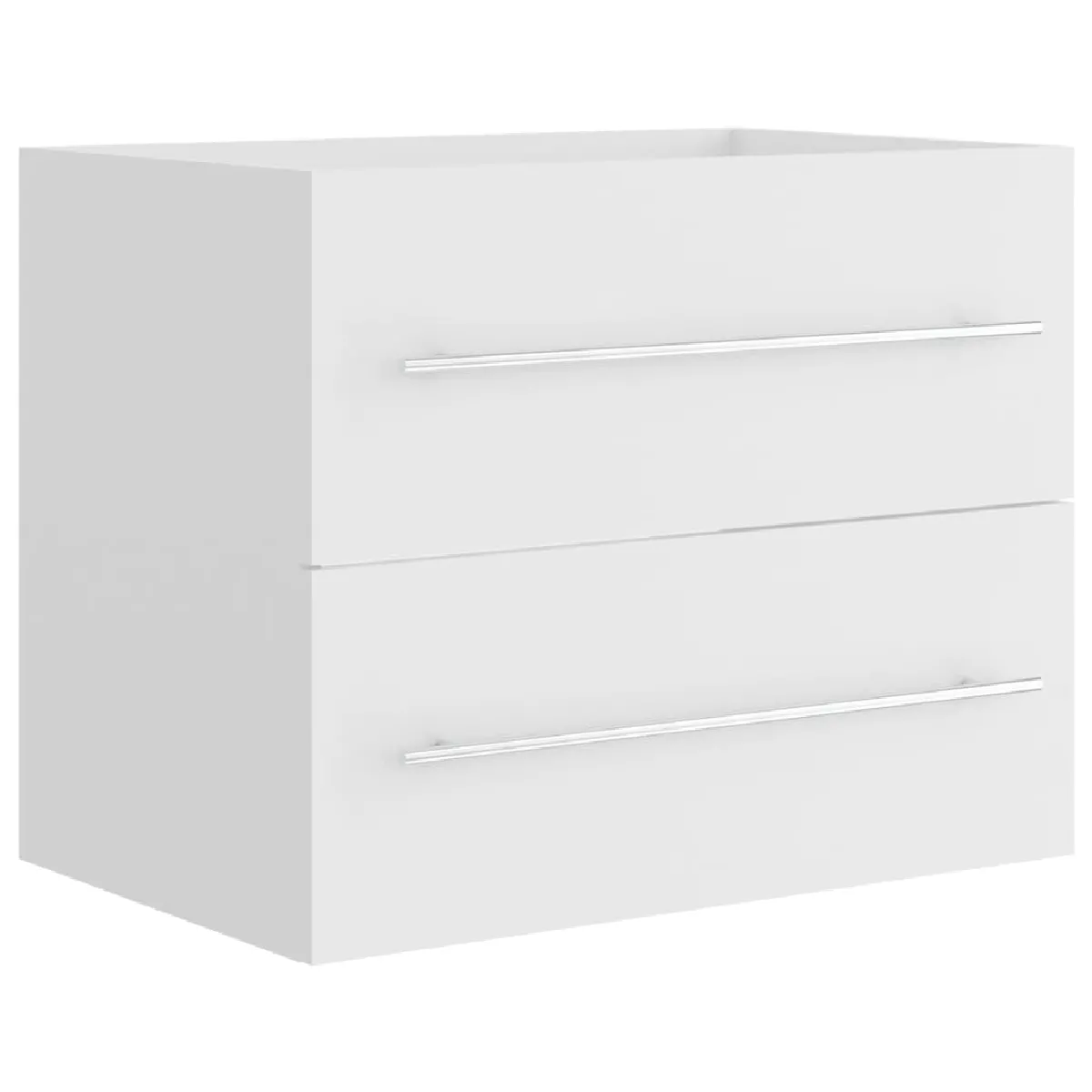 VIDAXL Armoire d'évier - Blanc