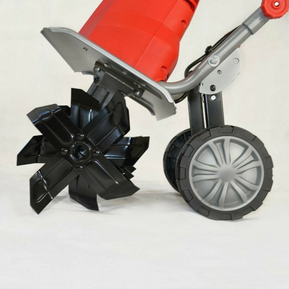 H 745 motobineuse electrique 1500w 400mm 6 fraises : 24 lames