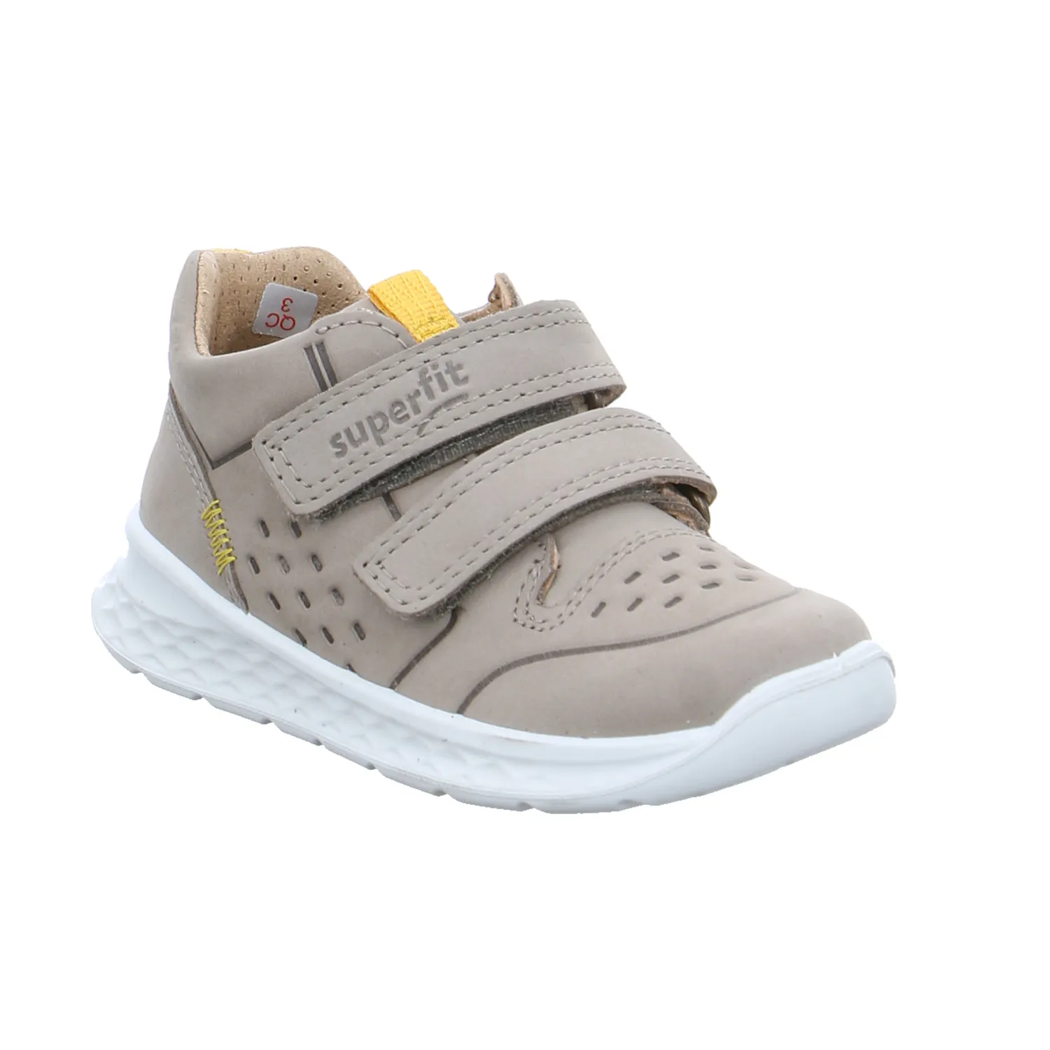 SUPERFIT Lauflernschuh Beige Leder  Unisex Lernlaufschuh