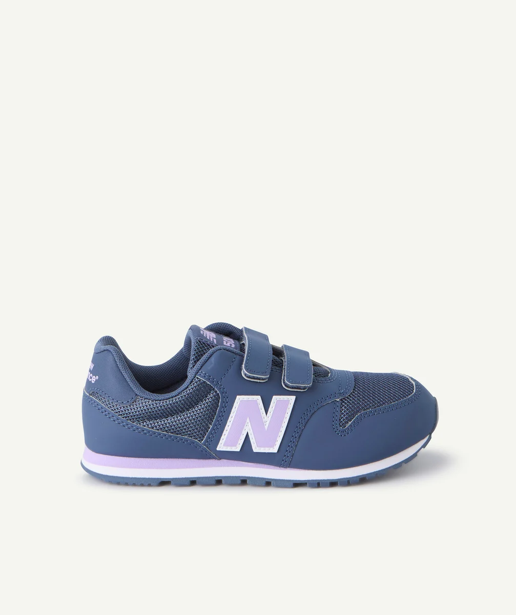 NEW BALANCEBASKETS ENFANT À SCRATCHS 500 MAUVE ET BLEU