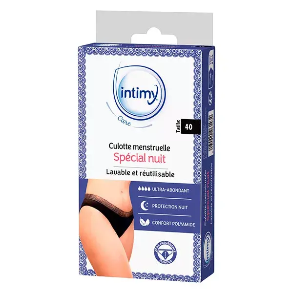 Calcinhas menstruais noturnas Intimy Care, tamanho 40, 1 unidade