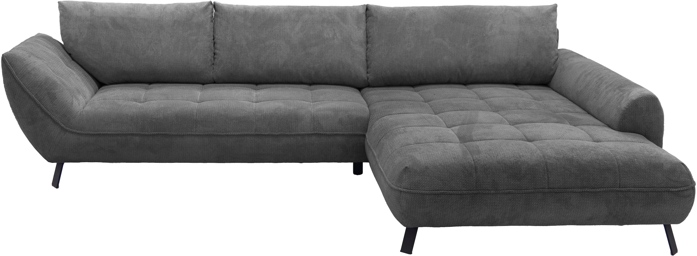 exxpo - sofa fashion Ecksofa »Biarritz modern und elegantes Mega Sofa mit tollem Sitzkomfort, L-Form« XXL– Longchair Ecke in hochwertiger Verarbeitung, Stellmasse 324x203 cm