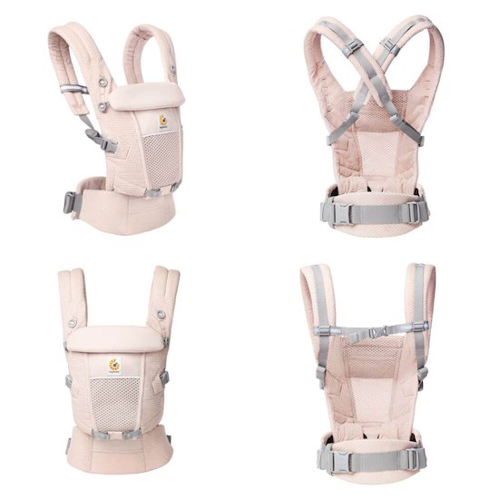 Porte-bébé Adapt Soft Flex Mesh   Rose Quartz        de               Ergobaby