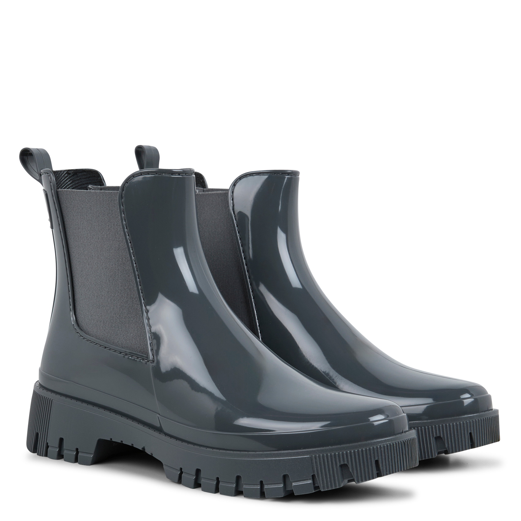 PEACHY - Bottines Chelsea crantées | Gris