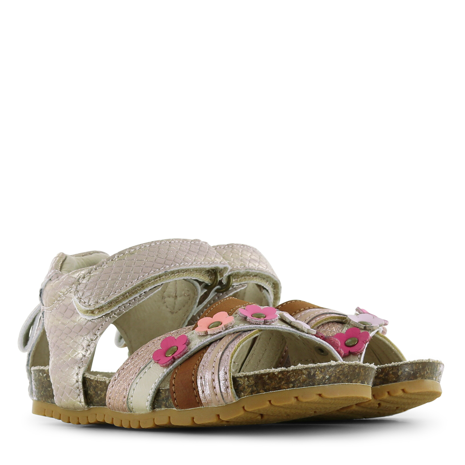 Shoesme metallic roze sandaal Metallic, Microfiber leer | Meisjes schoenen