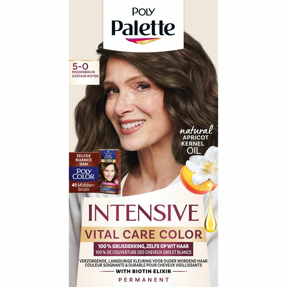 Poly Palette Vital Care – 5-0 Midden Bruin (1 stuk)