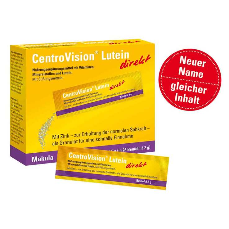Centrovision Lutein direkt Granulat, 28 St