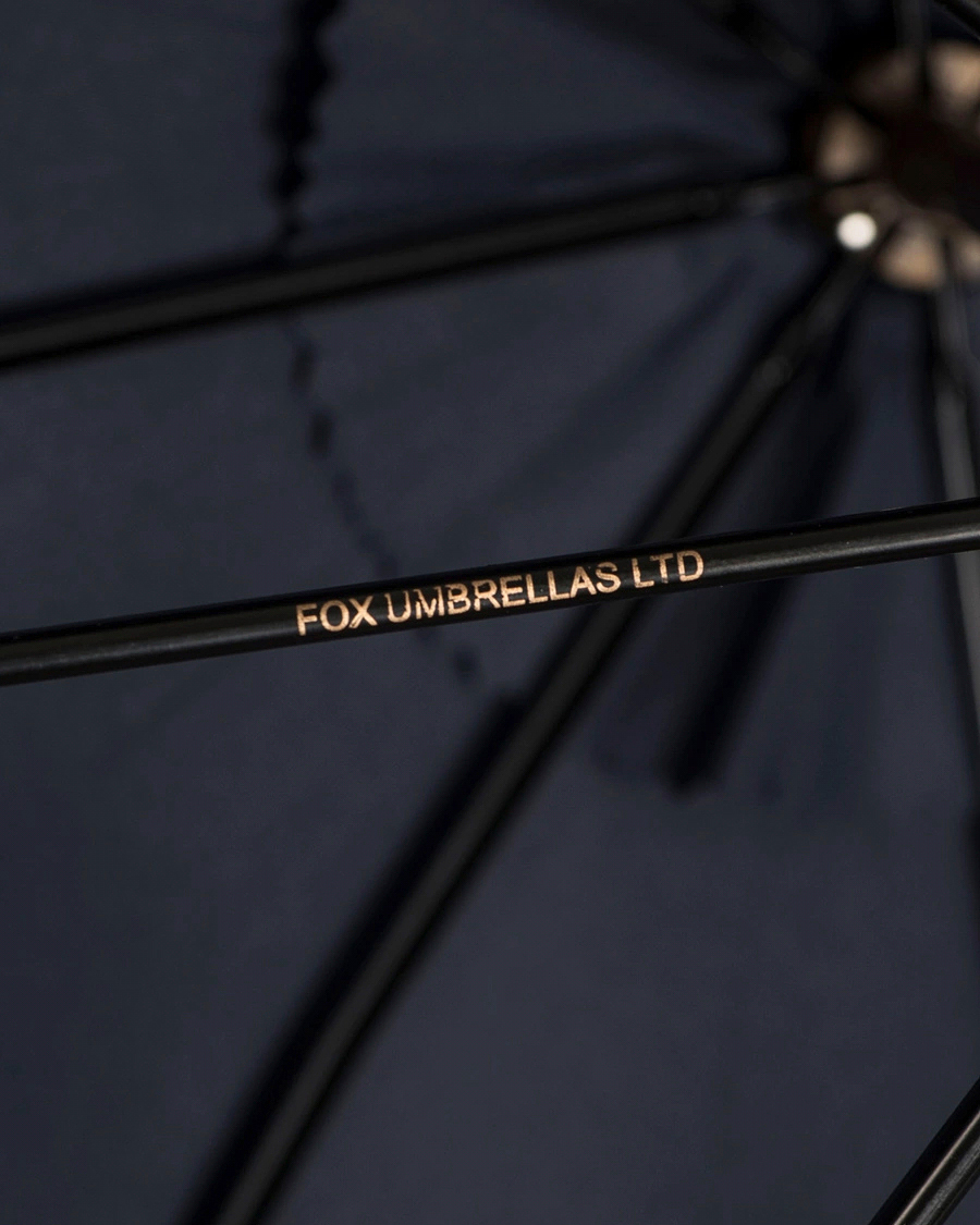 Fox Umbrellas Whangee Umbrella Dark Navy