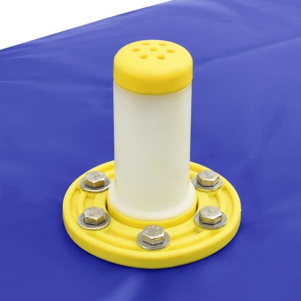 vidaXL Vanntank med kran sammenleggbar 2100 L PVC