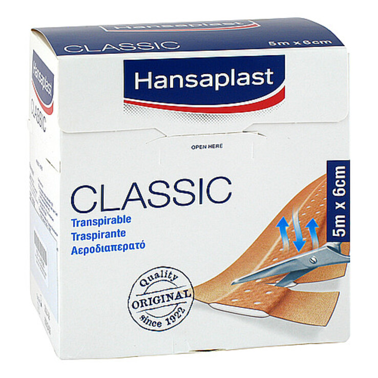 Hansaplast Classic Pflaster 5mx6cm, 1 St