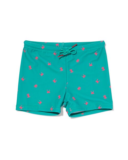 maillot de bain enfant crabes vert