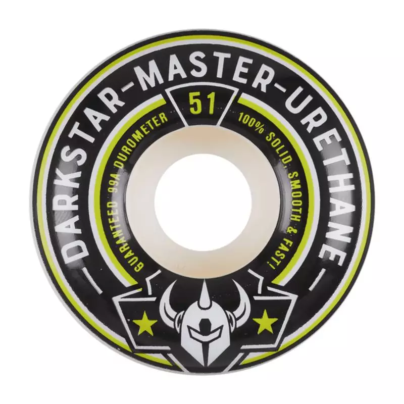 Roues skate DARKSTAR (x4) Responder Lime Blanc 51mm