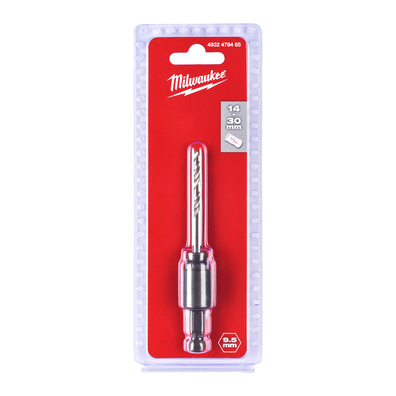 Milwaukee opnameschacht voor gatzagen 14-30mm Hex 9.5