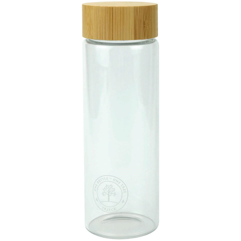 Treeck Trinkflasche Glas, 600 ml, transparent, 1 Stück