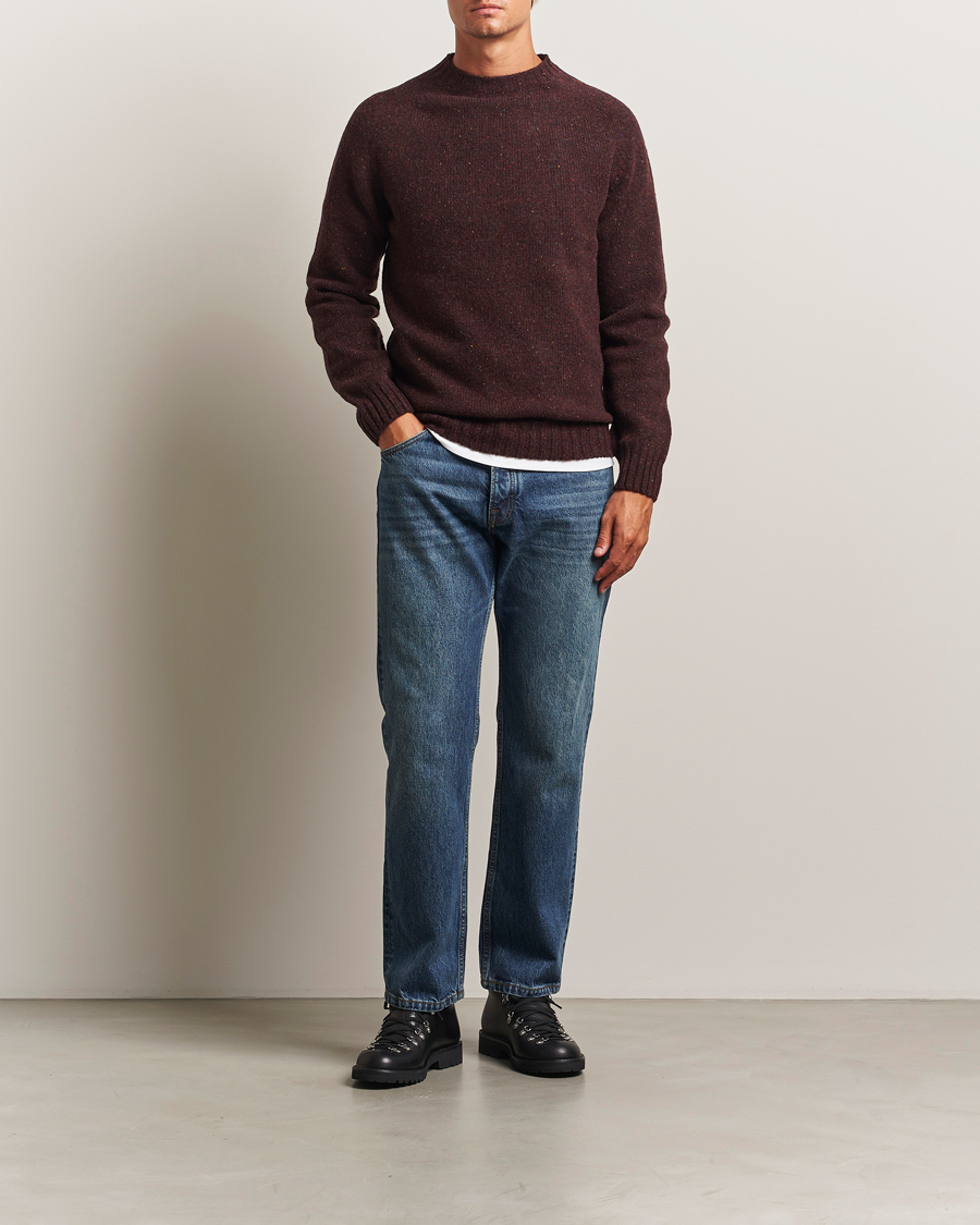 Harley Of Scotland Donegal Wool Crewneck Lewis