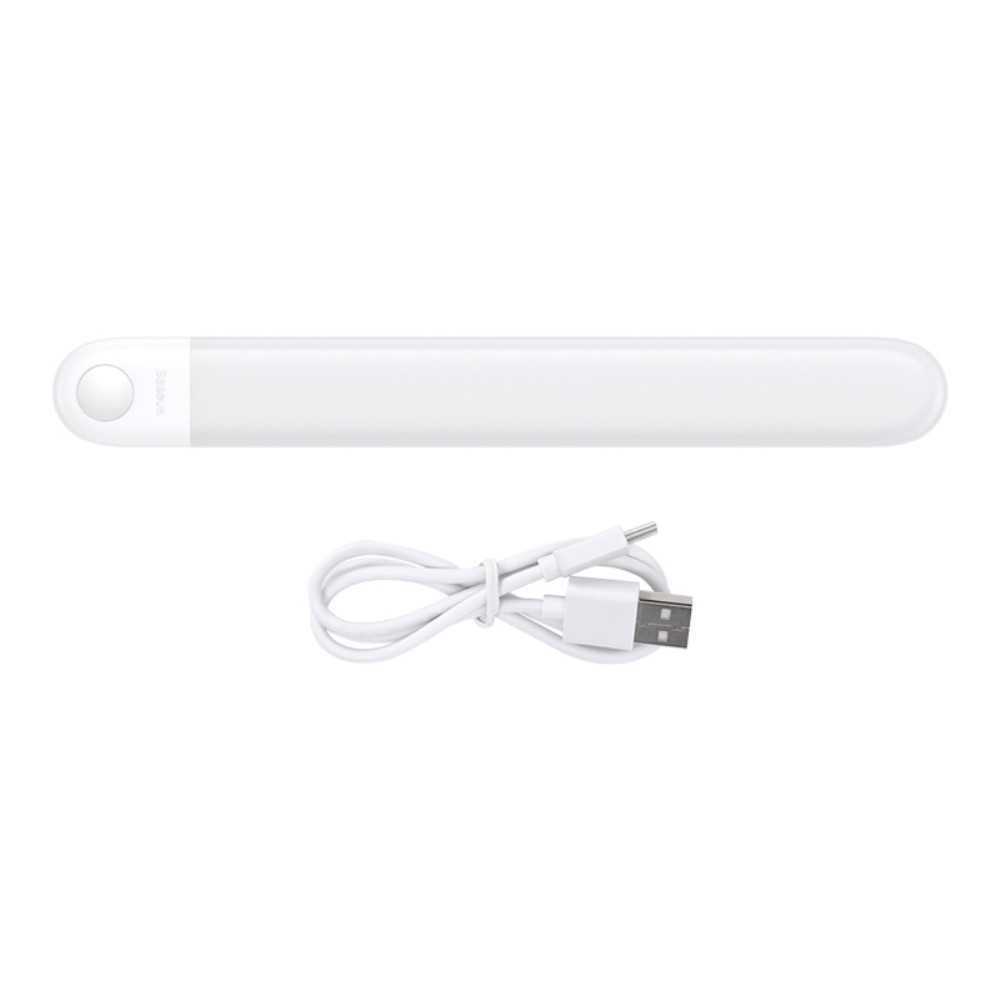 LED Lichtleiste Magnetische USB Leuchte Schrank Beleuchtung mit PIR Bewegungsmelder   Magnet Halterung - Kaltweiss