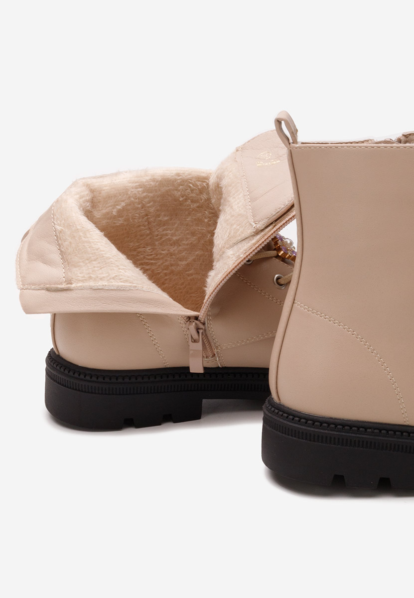 Bottines filles beige Plinky