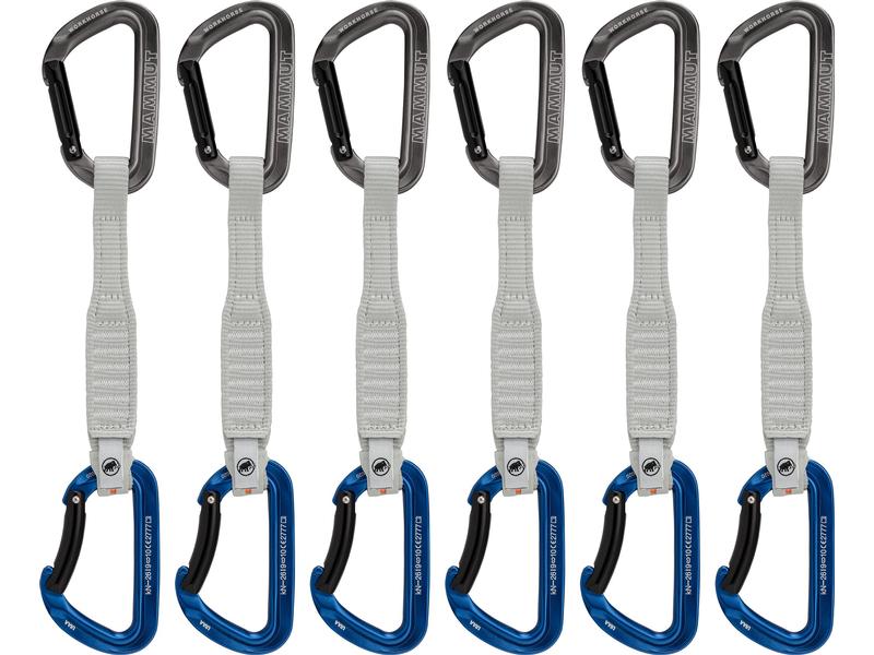 MAMMUT Express-Set Workhorse Keylock 17 cm, 6er-Pack Expressschlingen