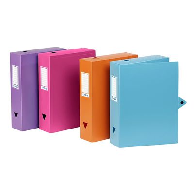 Viquel - Boîte de classement plastique - dos 80 mm - disponible dans différentes couleurs pastels