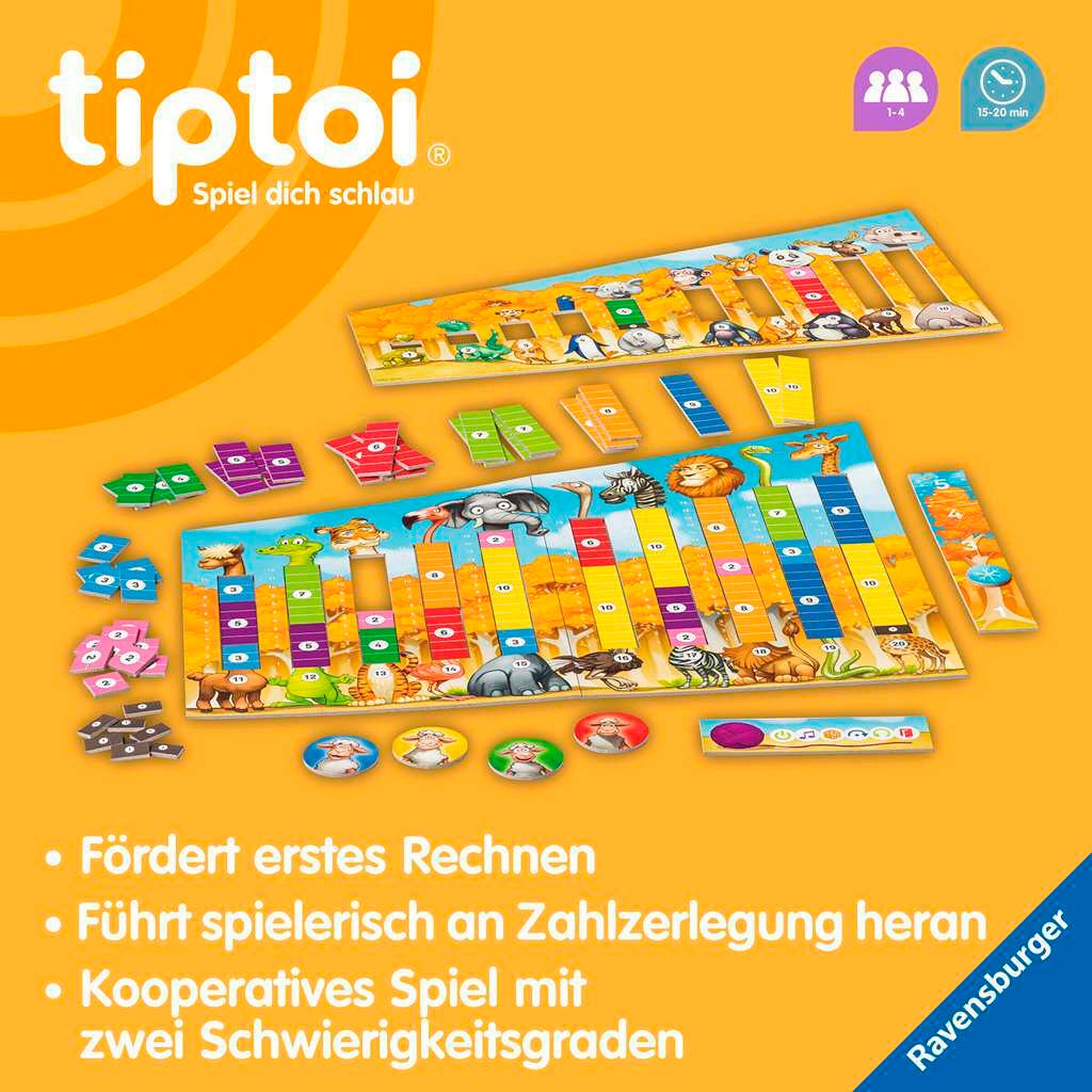 Ravensburger - TIPTOI Der verrückte Rechen-Zoo