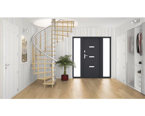Vliesbehang 54840 Glööckler Imperial strepen grijs zilver