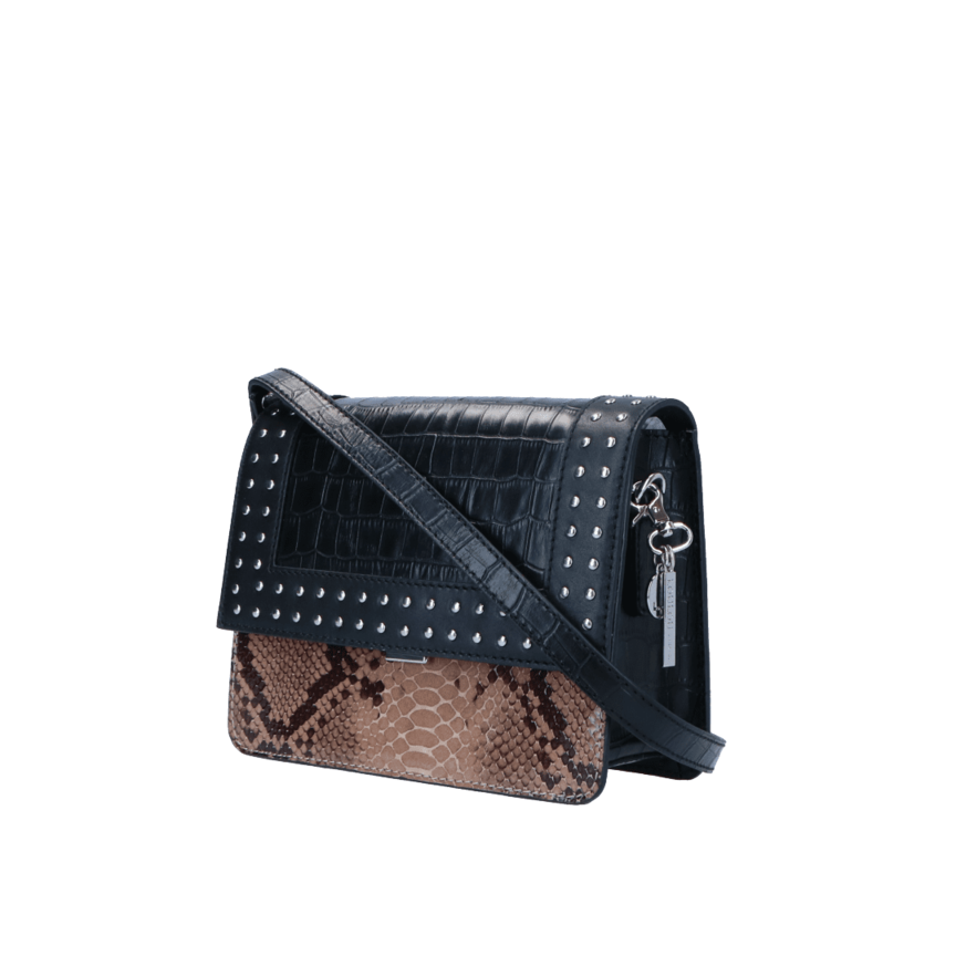 By LouLou Crossbodytas I Serpentes 92Bag Beige silver