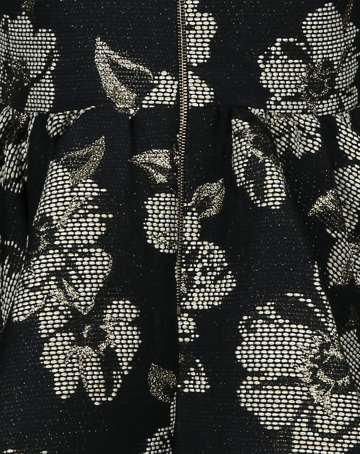 Kleid MA 1ERE RENTREE geblümt in dunkelblau