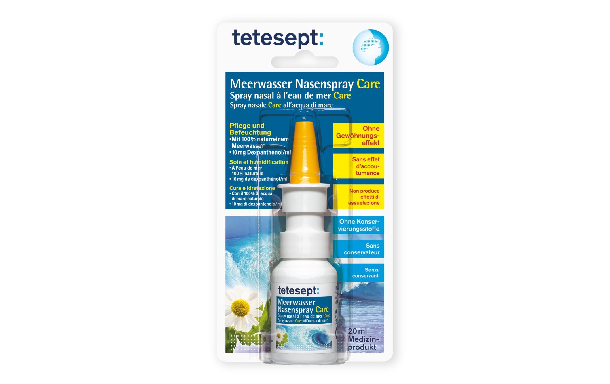 Meerwasser Nasenspray Care 20 mlNasenspray für verstopfte und trockene Nasen