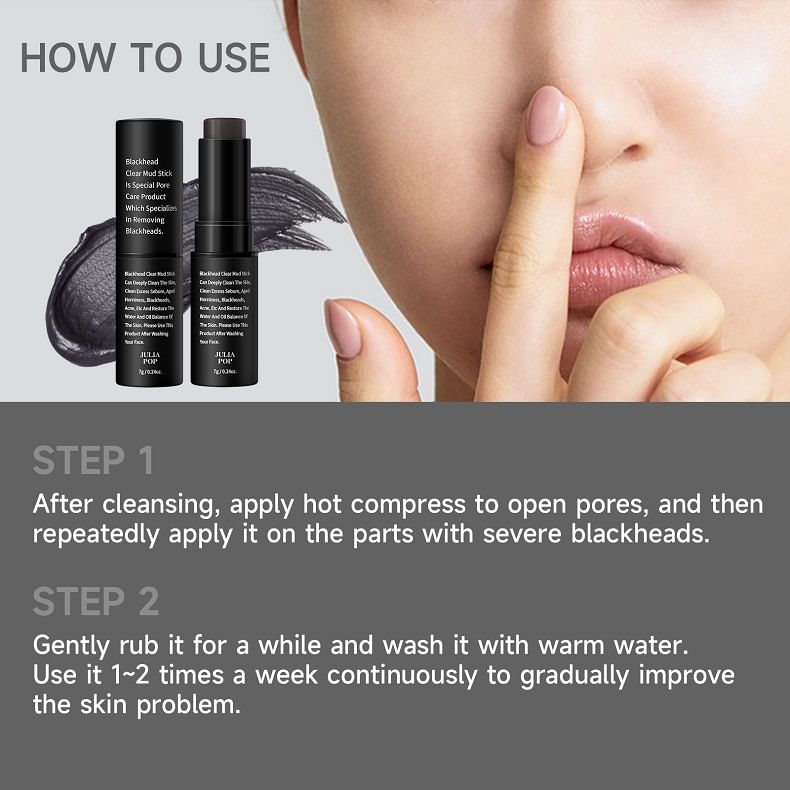 JULIA POP - Mee-eter Clear Mud Stick