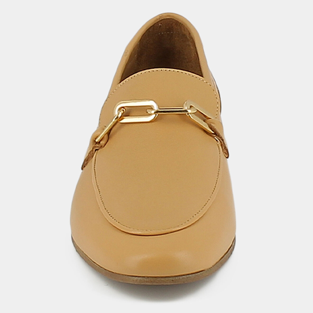 Jonak Mocassins en Cuir Idée beiges