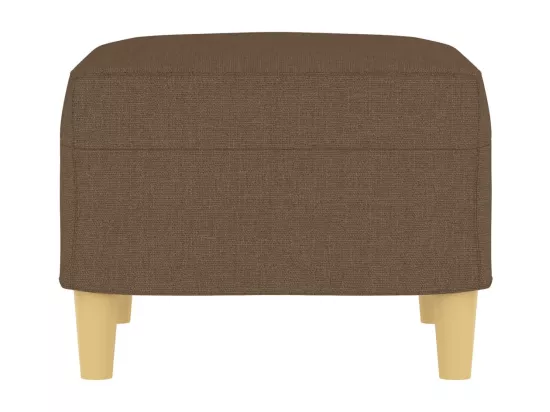 Repose-pied Marron 60x50x41 cm Tissu