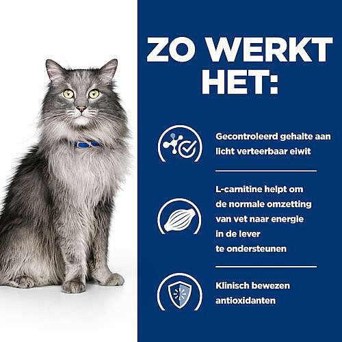 Hill's Prescription Diet LD Liver Care Kattenvoer Kip 1.5 kg