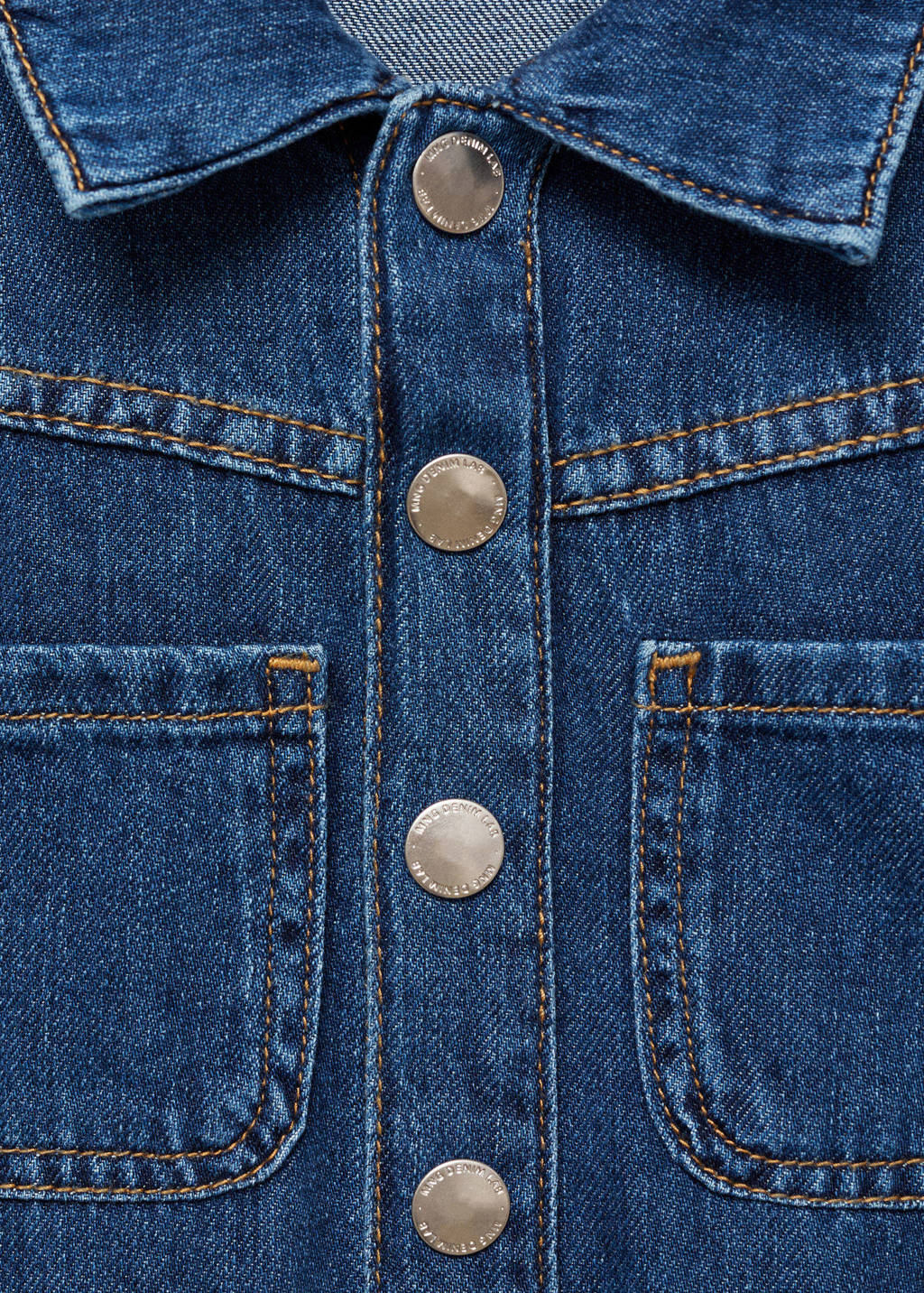 Mango Kids jumpsuit medium blue denim