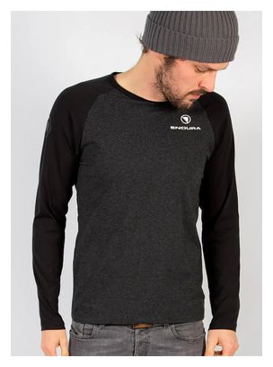 T-shirt Manches Longues Endura One Clan Raglan Bleu Encre