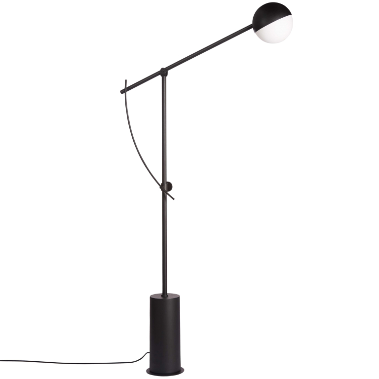 Northern Balancer vloerlamp zwart