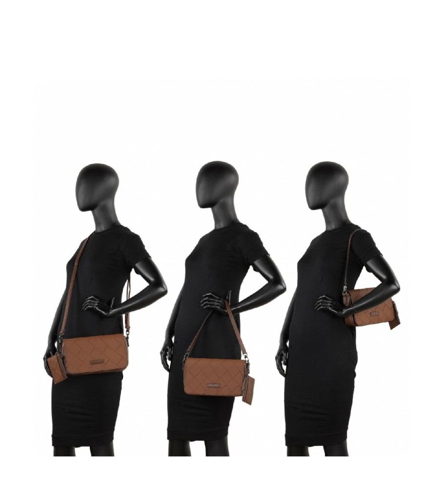 Bolsa de ombro Lois 311678 Marrom - 26x15x4cm -