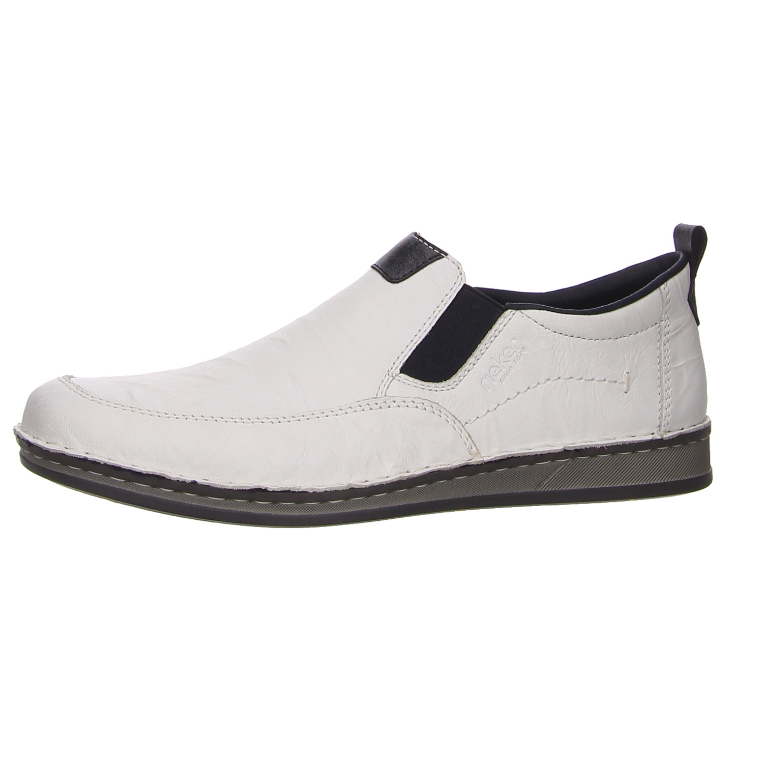 Rieker Slipper weiß weiss/weiss kombi