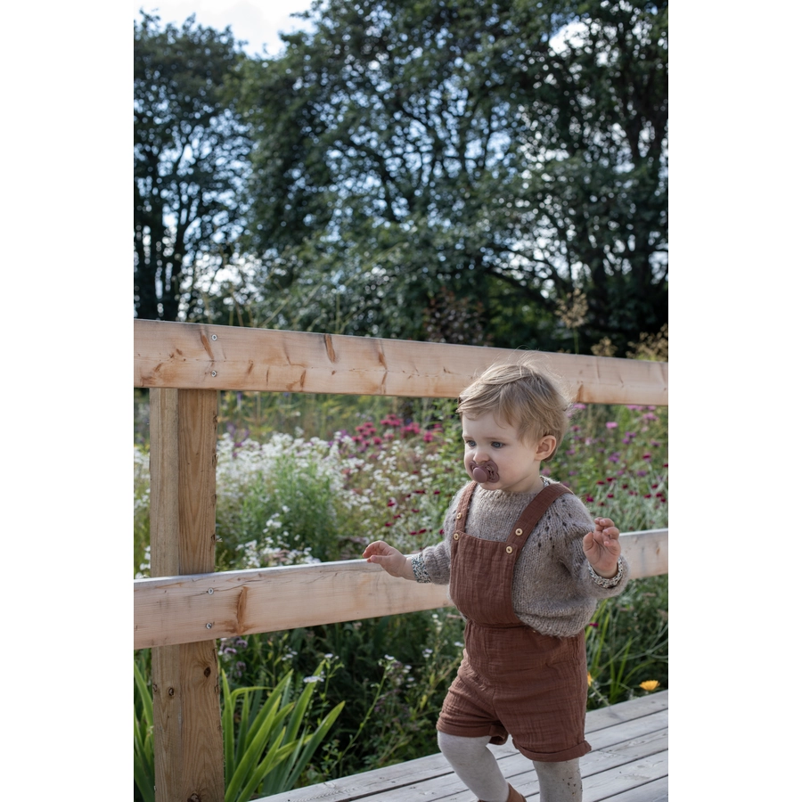 BIBS® Schnuller Supreme VanillaDark Silikon 0-6 Monate, 2 Stk.