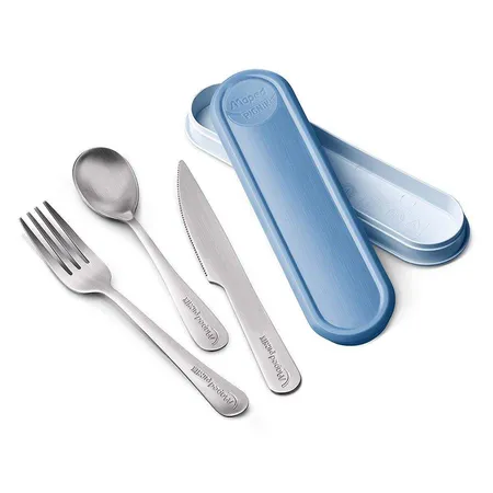 Maped Besteck-Set Adult Concept, blau, 3-teilig in Dose
