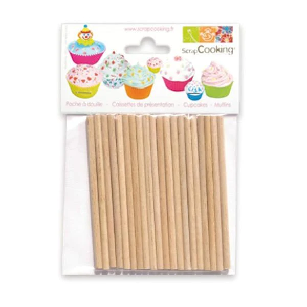 Bâtonnets pour sucettes Scrapcooking